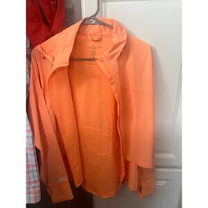 Women's Small Sweaty Betty Coral Orange Fast Track Jacket
